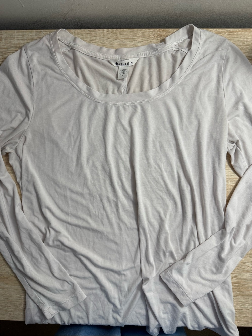 Athleta Long Sleeve Scoop Neck Top